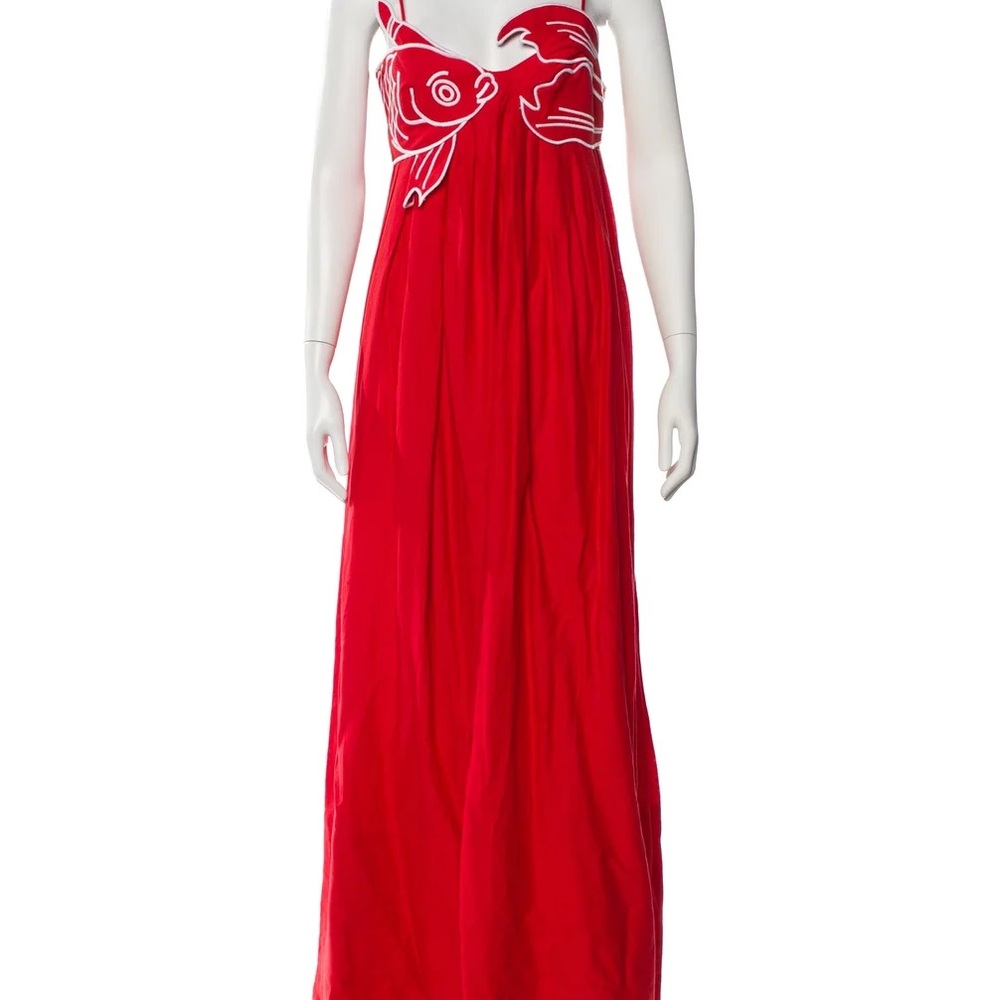 FARM Rio Vibrant Red Maxi Dress - Picture 2 of 8